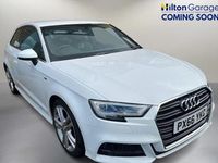 Used Audi A3 S-Line 110 HP (80 kW) 2016 White Hatchback