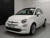 Used Fiat 500 Lounge 69 HP (50 kW) 2018 White Hatchback