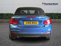 Used BMW 218 M Sport 150 HP (110 kW) 2018 Blue Cabriolet