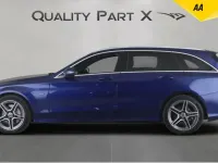 Used Mercedes C300e AMG line 2021 Blue Estate