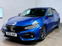Used Honda Civic SR 126 HP (92 kW) 2021 Blue Hatchback