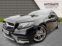 Used Mercedes E350 AMG line 313 HP (230 kW) 2019 Black Coupe