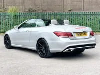 Used Mercedes E350 AMG line 2015 Silver Cabriolet