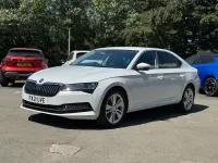 Used Skoda Superb SE L 2021 White Hatchback