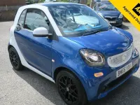Used Smart ForTwo Coupé Premium 90 HP (66 kW) 2016 Blue Coupe