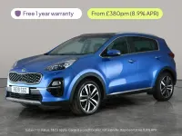 Used Kia Sportage 174 HP (127 kW) 2019 Blue SUV