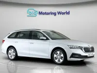 Used Skoda Octavia SE Technology 116 HP (85 kW) 2021 White Estate