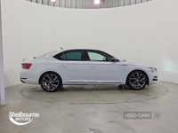 Used Skoda Superb SportlinePlus 150 HP (110 kW) 2023 White Hatchback