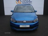 Used VW Touran SE 147 HP (108 kW) 2017 Blue MPV