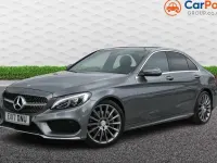Used Mercedes C250 AMG line 204 HP (150 kW) 2017 Grey Sedan