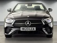 Used Mercedes E400 AMG line 330 HP (242 kW) 2023 Obsidian black Cabriolet