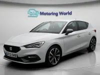 Used Seat Leon FR Sport 130 HP (95 kW) 2022 White Hatchback