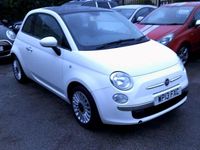 Used Fiat 500 Lounge 2013 White Hatchback