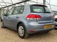 Used VW Golf VI S 100 HP (73 kW) 2009 Blue Hatchback