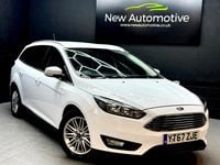 Used Ford Focus Zetec 120 HP (88 kW) 2017 White Estate