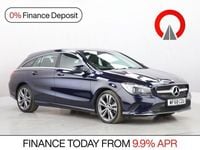 Used Mercedes CLA180 Shooting Brake 122 HP (89 kW) 2018 Blue Estate