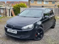 Used VW Golf VI S 105 HP (77 kW) 2010 Black Hatchback