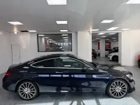 Used Mercedes C220 AMG line 170 HP (125 kW) 2017 Blue Coupe