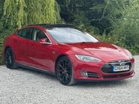 Used Tesla Model S 278 kW (379 HP) 2015 Red Hatchback