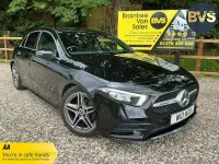 Used Mercedes A200 AMG line 163 HP (119 kW) 2019 Black Hatchback