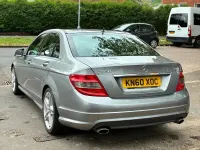 Used Mercedes C350 2010 Silver Sedan