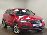 Used Skoda Karoq 150 HP (110 kW) 2018 Red SUV