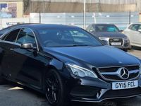 Used Mercedes E220 AMG line 177 HP (130 kW) 2015 Black Coupe