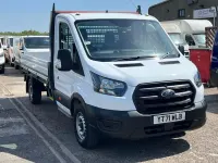 Used Ford Transit 130 HP (95 kW) 2021 White Cabriolet