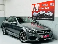 Used Mercedes C250 AMG line 204 HP (150 kW) 2017 Grey Sedan