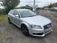 Used Audi A3 S-Line 170 HP (125 kW) 2009 Silver Hatchback