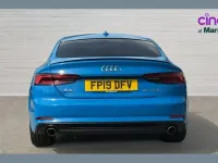 Used Audi A5 Black Edition 187 HP (137 kW) 2019 Blue Coupe