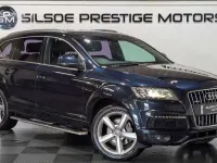 Begagnad Audi Q7 S-Line 2010 Blå SUV