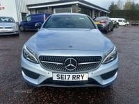Used Mercedes C220 AMG line 170 HP (125 kW) 2017 Silver Coupe
