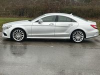 Used Mercedes CLS220 AMG line 177 HP (130 kW) 2016 Silver Coupe