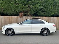 Begagnad Mercedes E220 AMG line 2020 Vit Sedan
