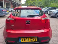 Used Kia Rio 84 HP (61 kW) 2014 Red Hatchback