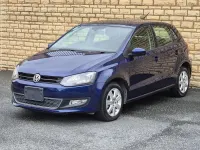 Used VW Polo Match 90 HP (66 kW) 2015 Blue Hatchback