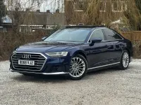 Used Audi A8 S-Line 2018 Blue Sedan