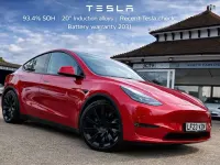 Used Tesla Model Y Long Range AWD 378 kW (514 HP) 2023 Red SUV