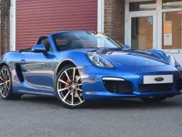 Begagnad Porsche Boxster 265 HK (194 kW) 2015 Blå Cab