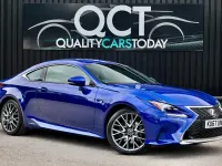 Used Lexus RC300h Sport Line 2017 Blue Coupe