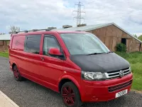 Used VW Transporter 140 HP (102 kW) 2010 Red Van
