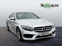 Used Mercedes C250 AMG Line Premium Plus 204 HP (150 kW) 2016 Silver Sedan