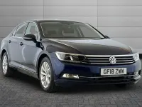 Used VW Passat Business 150 HP (110 kW) 2018 Blue Sedan