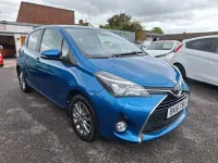 Begagnad Toyota Yaris 99 HK (72 kW) 2016 Blå Halvkombi