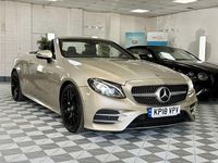 Used Mercedes E220 AMG line 2018 Silver Cabriolet