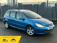 Used Peugeot 307 90 HP (66 kW) 2003 Blue Estate