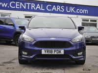 Used Ford Focus ST-Line 140 HP (102 kW) 2018 Blue Hatchback