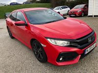 Used Honda Civic SR 126 HP (92 kW) 2018 Red Hatchback