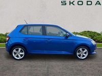 Used Skoda Fabia SE 94 HP (69 kW) 2020 Blue Hatchback